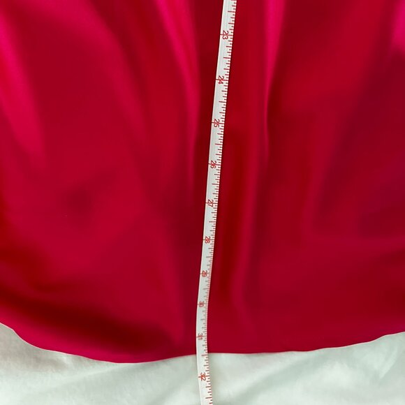NEW Never Worn Dynamite Strappy Satin Midi Dress, Bright Rose, Size Medium - Picture 9 of 10